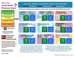 Social Media Score Report