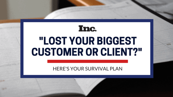 Lost your bigger customer?