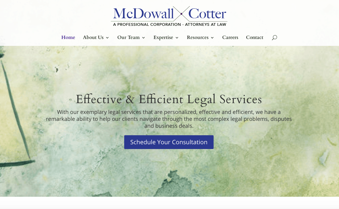 McDowall Cotter Website Design